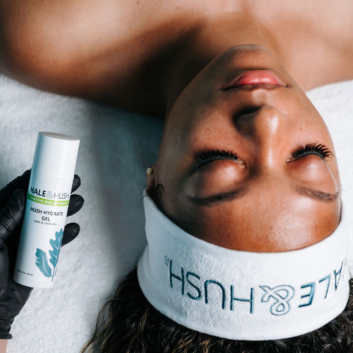  Hale & Hush Sensitive Skin Hydrate Gel radiant skin female